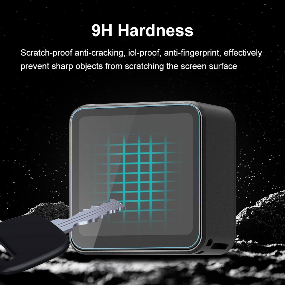 9h Tempered Glass Film for Dji Action 2 - 3-in-1 Lens with Front and Back Lcd Display