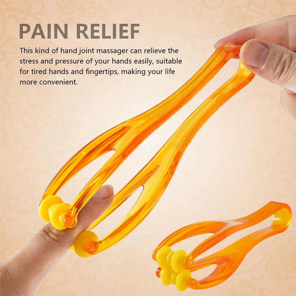 Convenient Finger Massager Tool Orange