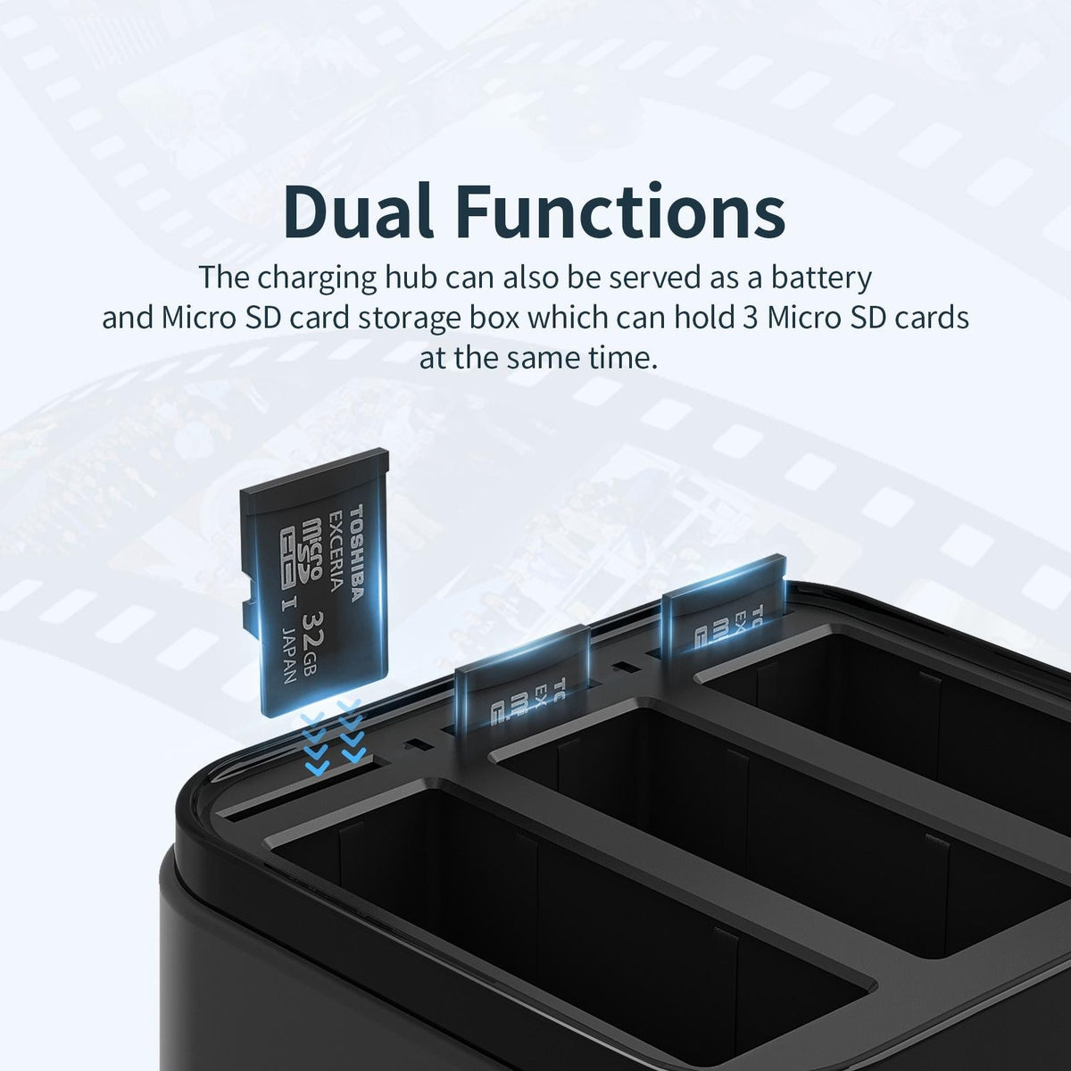 Amagisn Charger Base for Batteries