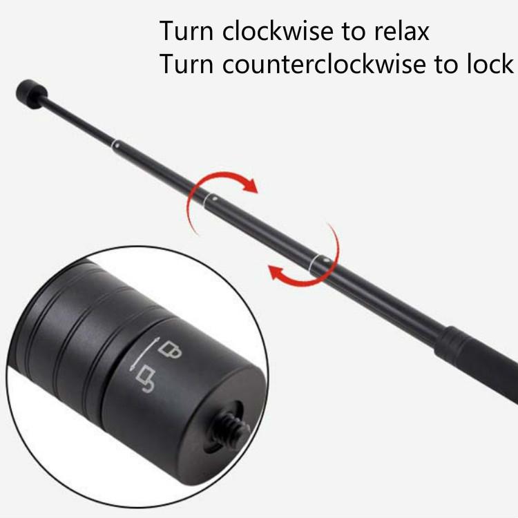 Telescopic Extension Rod for Handheld Three-axis Gimbal Stabilizer - 19cm to 73cm