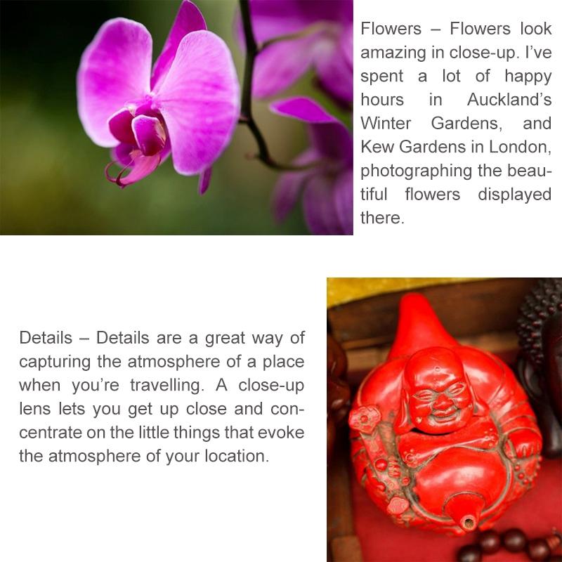 58mm Close Up Lens Filter Set for Gopro Hero3 - 6-in-1 Macro Adapter Ring