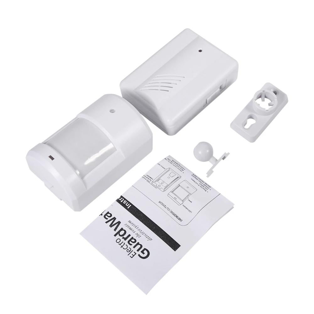Wireless Doorbell With Electro Guard Ir Detection - White
