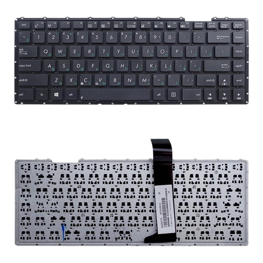 Russian Keyboard for Asus X450 Series - Black