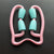 Manual Plastic Steering Wheel Leg Roller Massager Random Colour