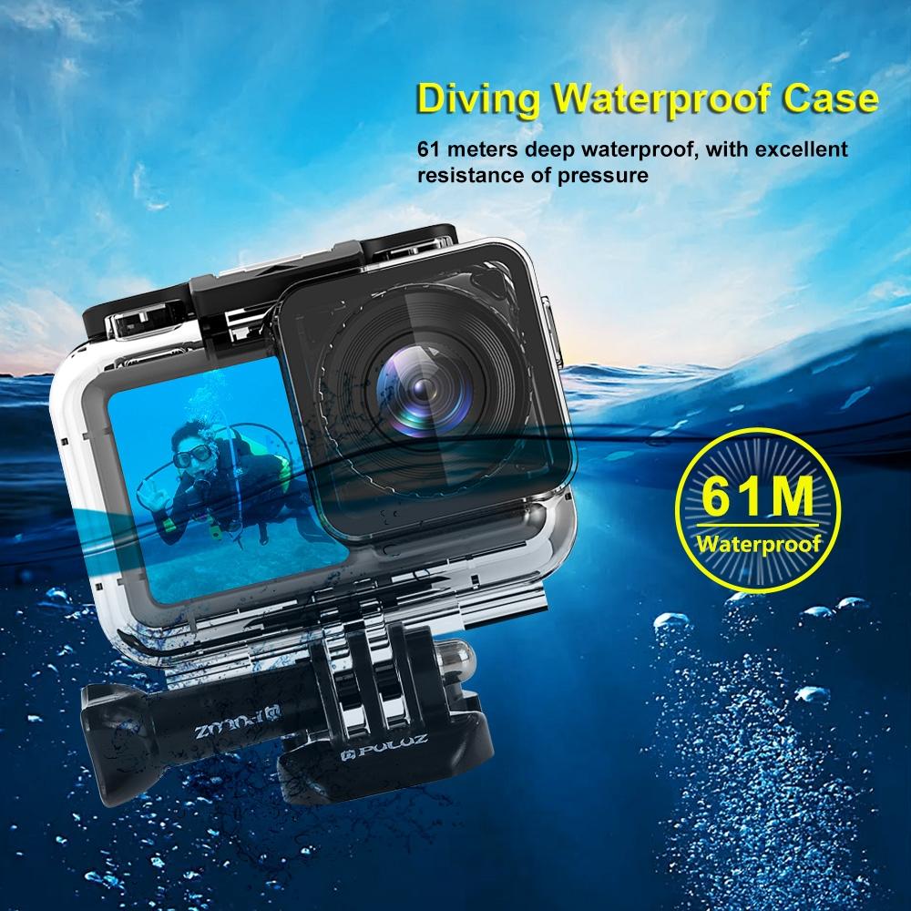 Waterproof Diving Case for Dji Action Camera - 61m Depth