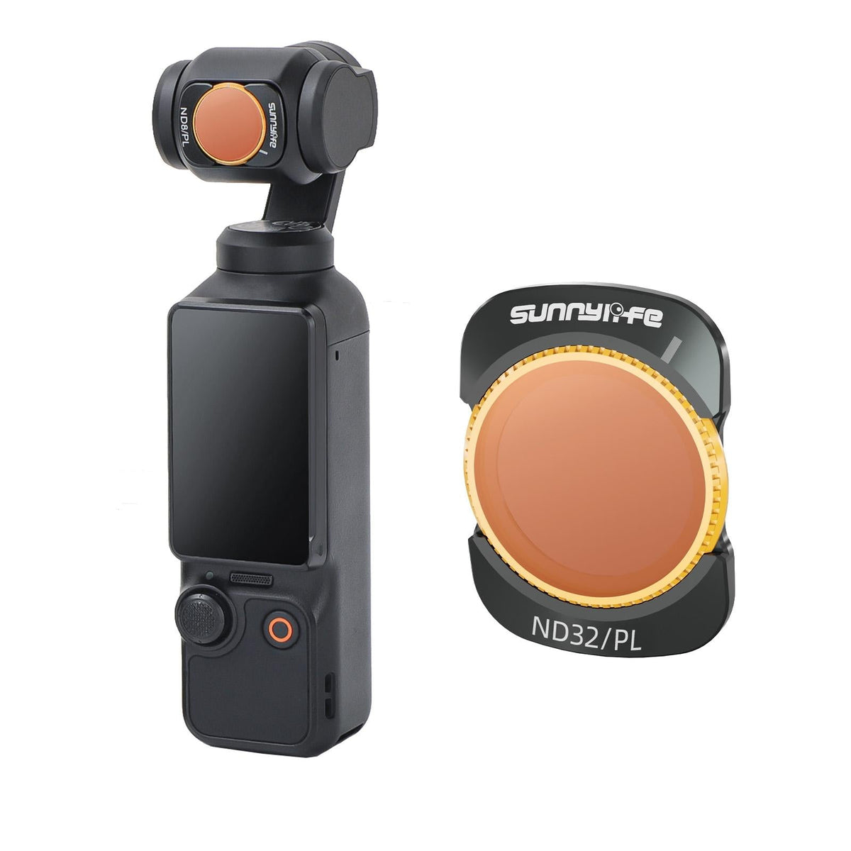 Sunnylife 3 In 1 Nd16 Camera Lens Filter For Dji Osmo Pocket No Gimbal Reset - Nd32Pl