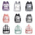 Waterproof Pvc Backpack for Students - Compact and Durable - Candy Colour Pink
