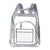 Waterproof Pvc Backpack for Students - Compact and Durable - Candy Colour Pink