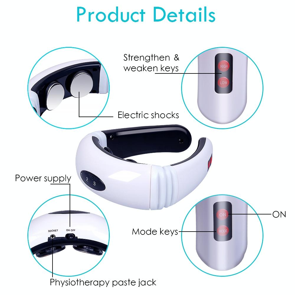 Electric Neck Massager Intelligent Body Massager Plug-In