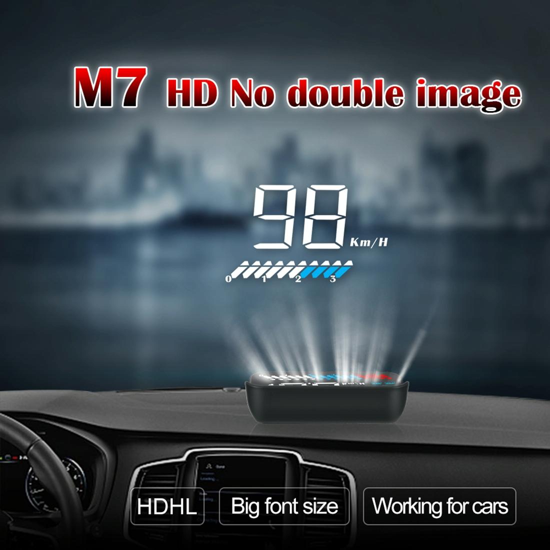 Universal Car Obd2 + Gps Hud 3.5 Inch Display Fuel Consumption