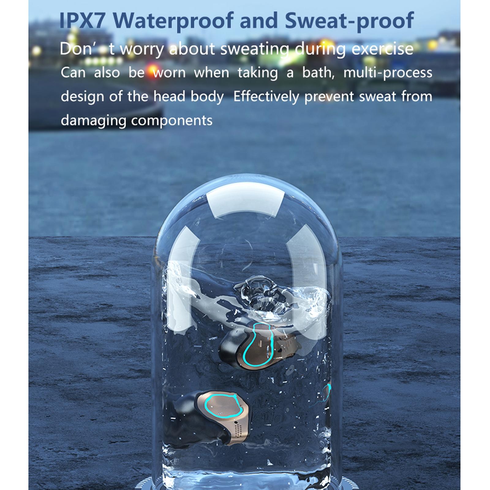 Waterproof Wireless Bluetooth 5.0 Earphones with Charging Box and Led Display