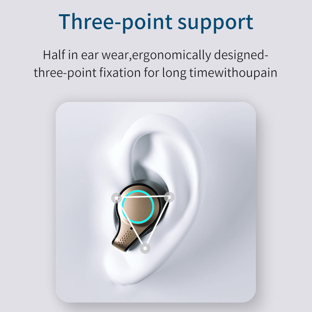 Waterproof Wireless Bluetooth 5.0 Earphones with Charging Box and Led Display