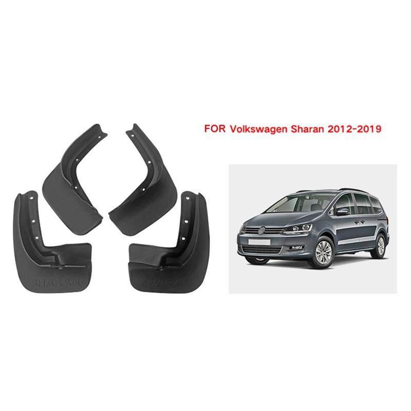 For Volkswagen Sharan 2012-2019 4Pcs / Set Car Auto Soft Plastic Splash Flaps Fender Guard