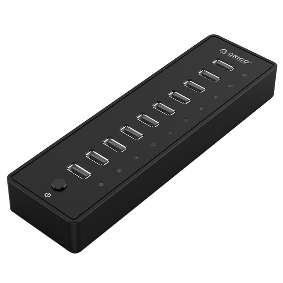 10-Port Usb 2.0 Hub With Led Indicator & 1M Cable