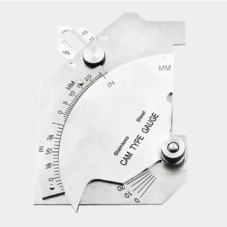 Stainless Steel Fillet Weld Gauge - Multi-function Inspection Ruler