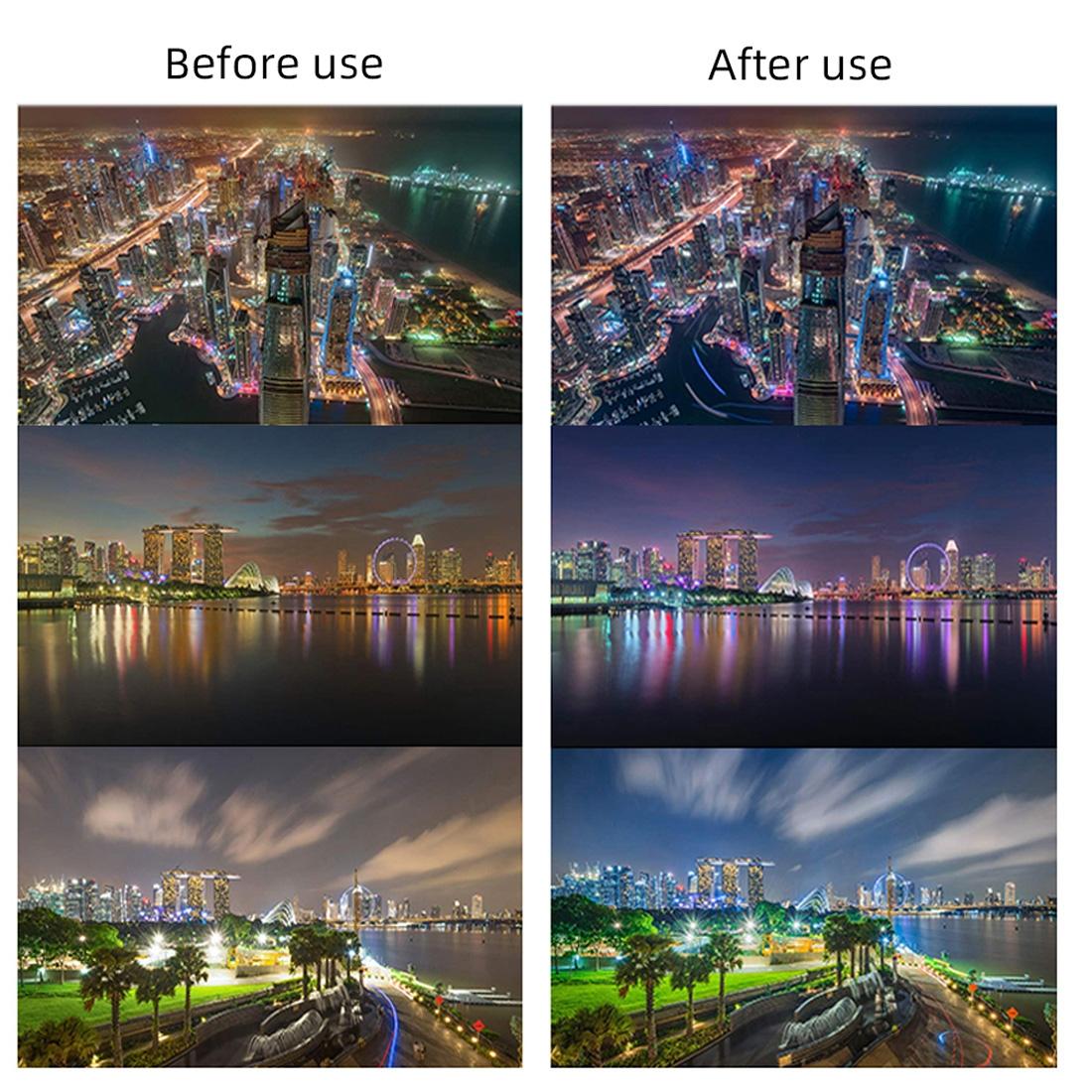 Night Lens Filter for Gopro Hero8 Round Housing