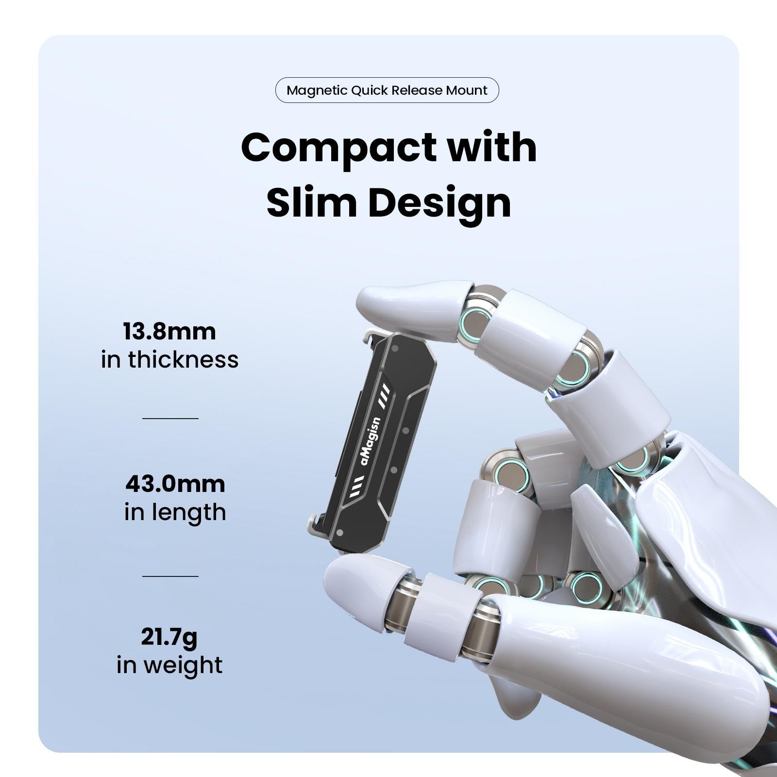 Quick Release Magnetic Camera Mount for Dji Action 4 / 3 - Amagisn