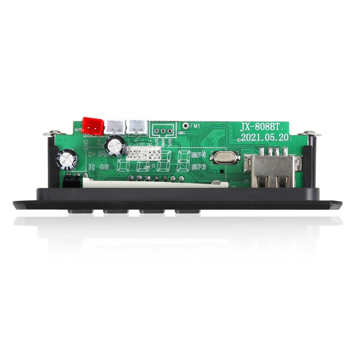 12V Car Mp3 Player Board With Bluetooth Fm Radio Usb - Remote Control Recording