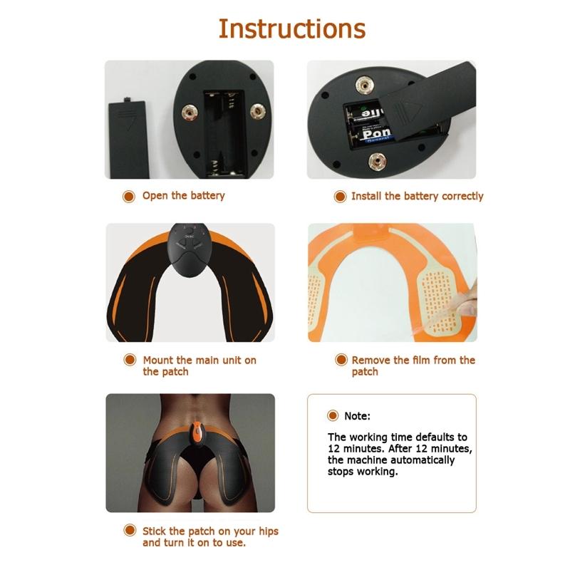 Smart Hip Massager & Trainer Buttock Sticker