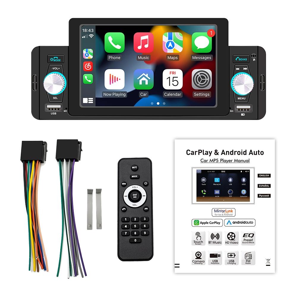 5 Inch Car Mp5 Inch Player W / Wireless Phone Mirror Link & Steering Wheel Control