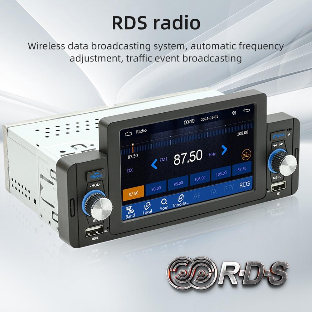 5 Inch Car Mp5 Inch Player W / Wireless Phone Mirror Link & Steering Wheel Control