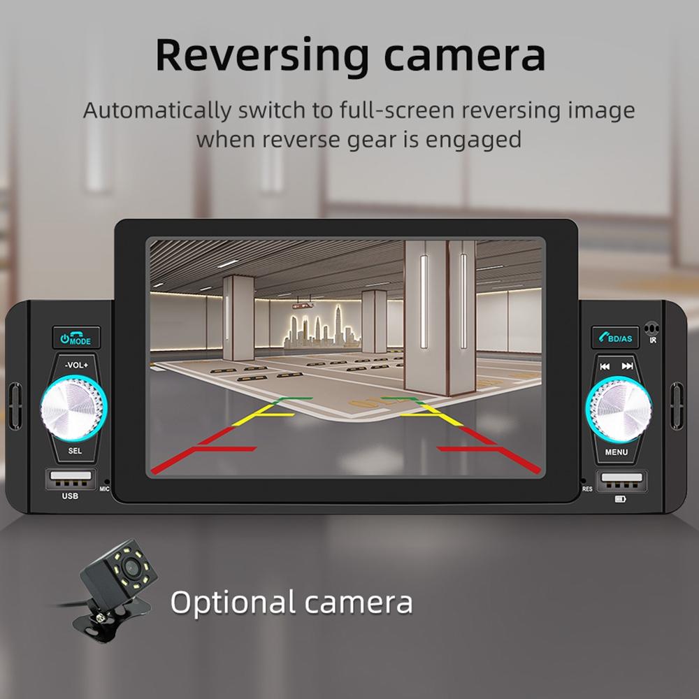 5 Inch Car Mp5 Inch Player W / Wireless Phone Mirror Link & Steering Wheel Control