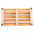 5-Row Solid Wood Foot Massager Non-Slip & Thickened