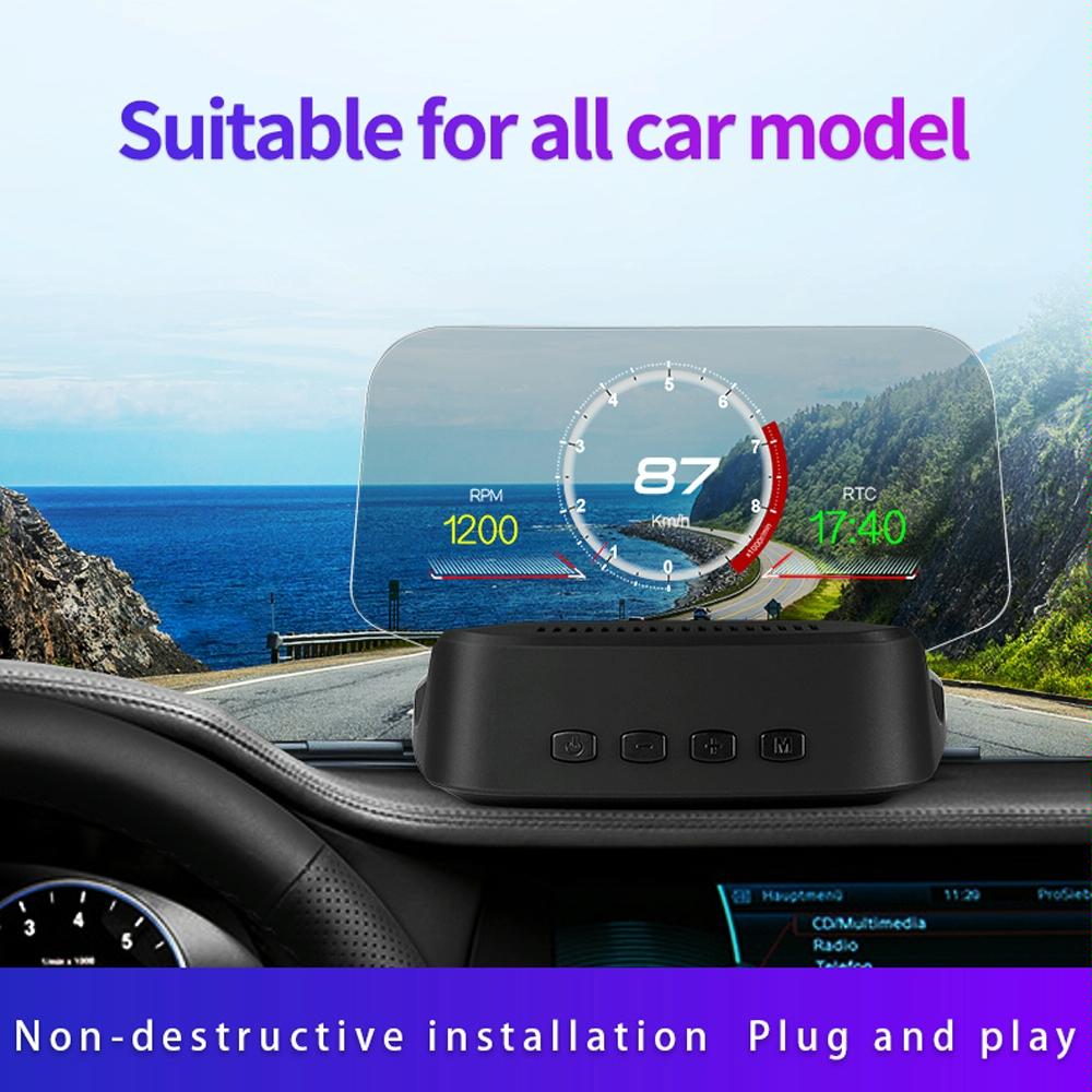 Gps Car Hud Display Water Temp Voltage Speed
