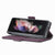 For Samsung Galaxy Z Fold4 5G Leather Dual Side Buckle Phone Cover - Black