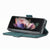 For Samsung Galaxy Z Fold4 5G Leather Dual Side Buckle Phone Cover - Black