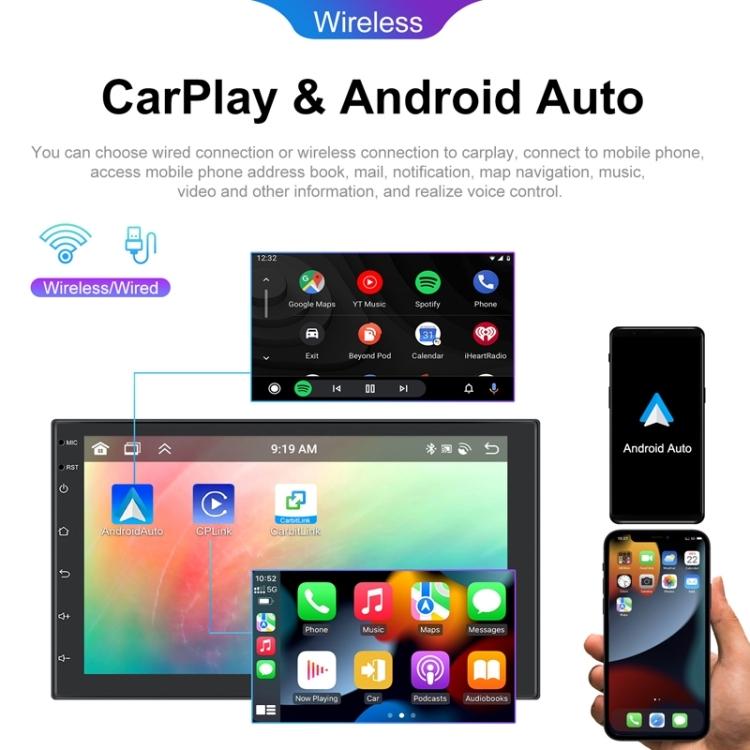 10.1 Inch Android 13.0 Carplay Navigation Monitor - Standard