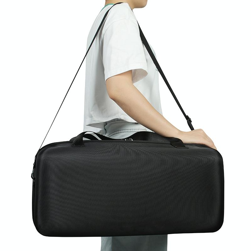 Jbl Partybox On-the-go Hard Eva Storage Bag with Microphone Bag - Shockproof - Black + Orange