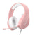 3.5Mm Wired Music Headset With Mic Pink