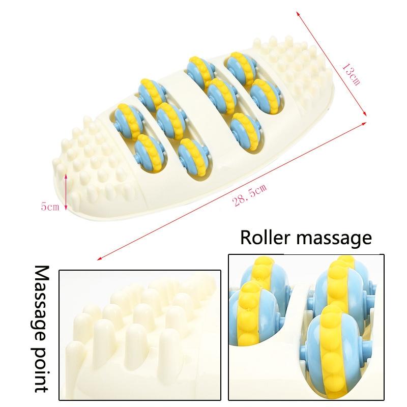 Stimulating Foot Massager Kneading Acupuncture Roller White