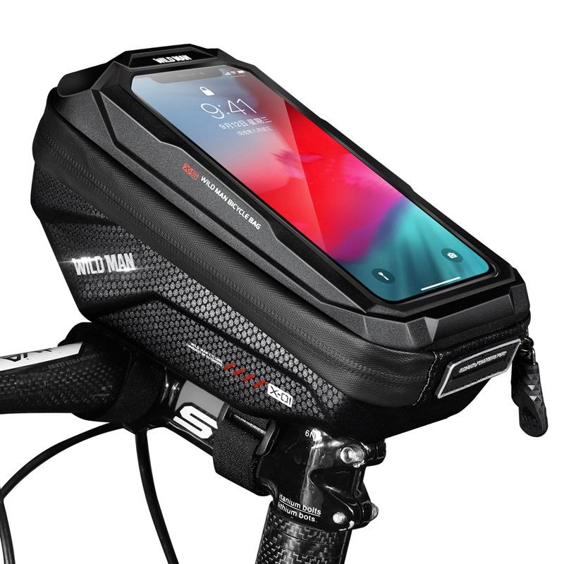 1L Eva Hard Shell Bike Phone Bag Red