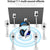 7.1 Channel Usb Gaming Headset With Mic Blue / White