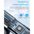 Wireless Bluetooth 5.0 Earphone with Dual Modes for Gaming and Music - Black