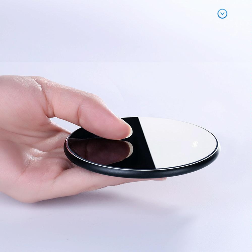 Ultra Thin Wireless Charger For Mobile Phones - Black