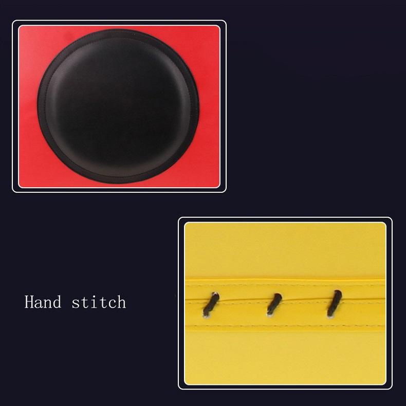 Thickened Square Boxing Wall Target - Imitation Leather - 40X40X10 - Yellow Black