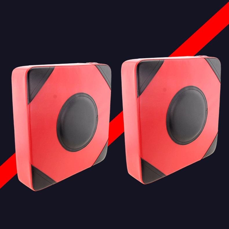 Thickened Square Boxing Wall Target - Imitation Leather - 40X40X10 - Yellow Black