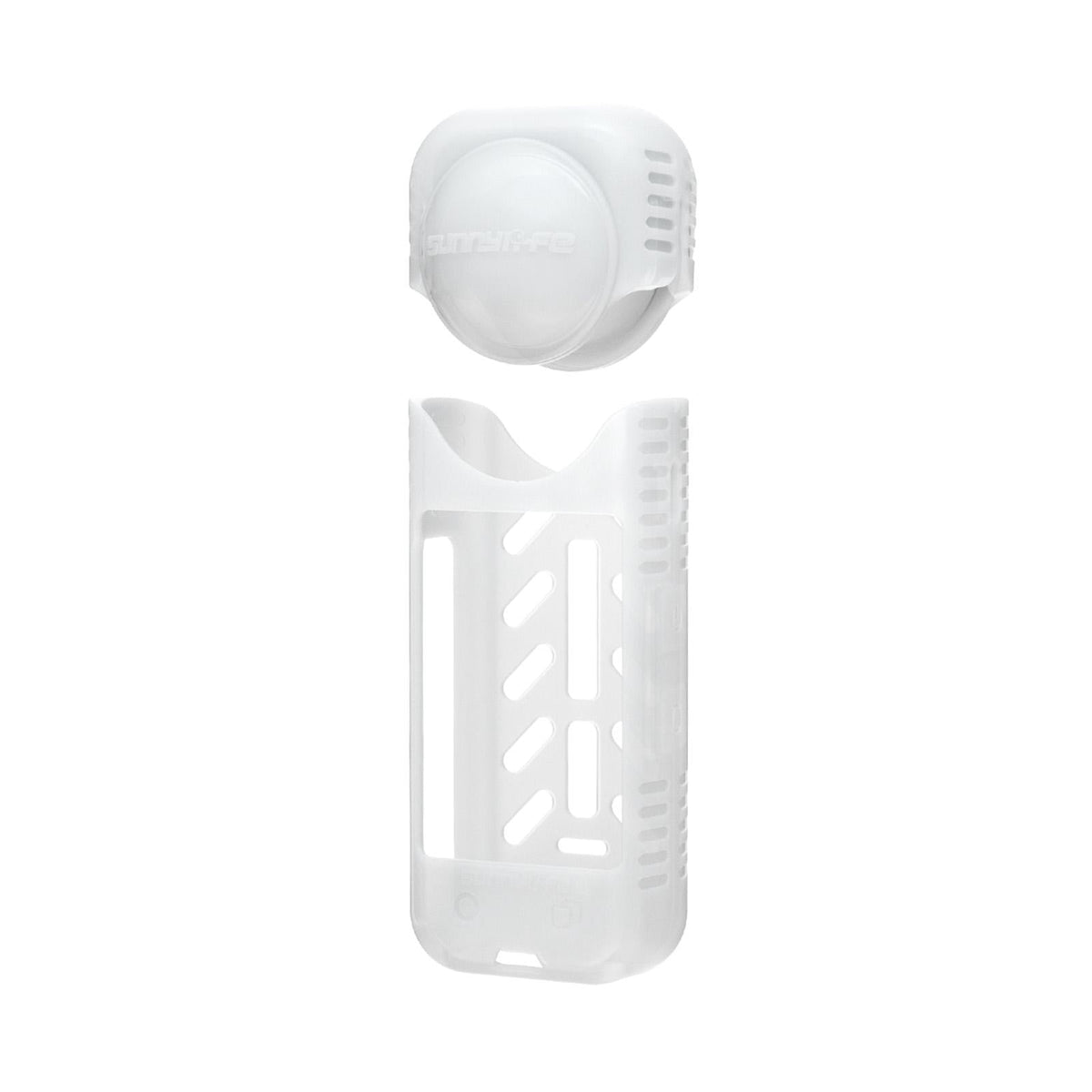 Silicone Shockproof Case and Lens Cover for Insta360 X4 by Sunnylife - Black - Lens Cover