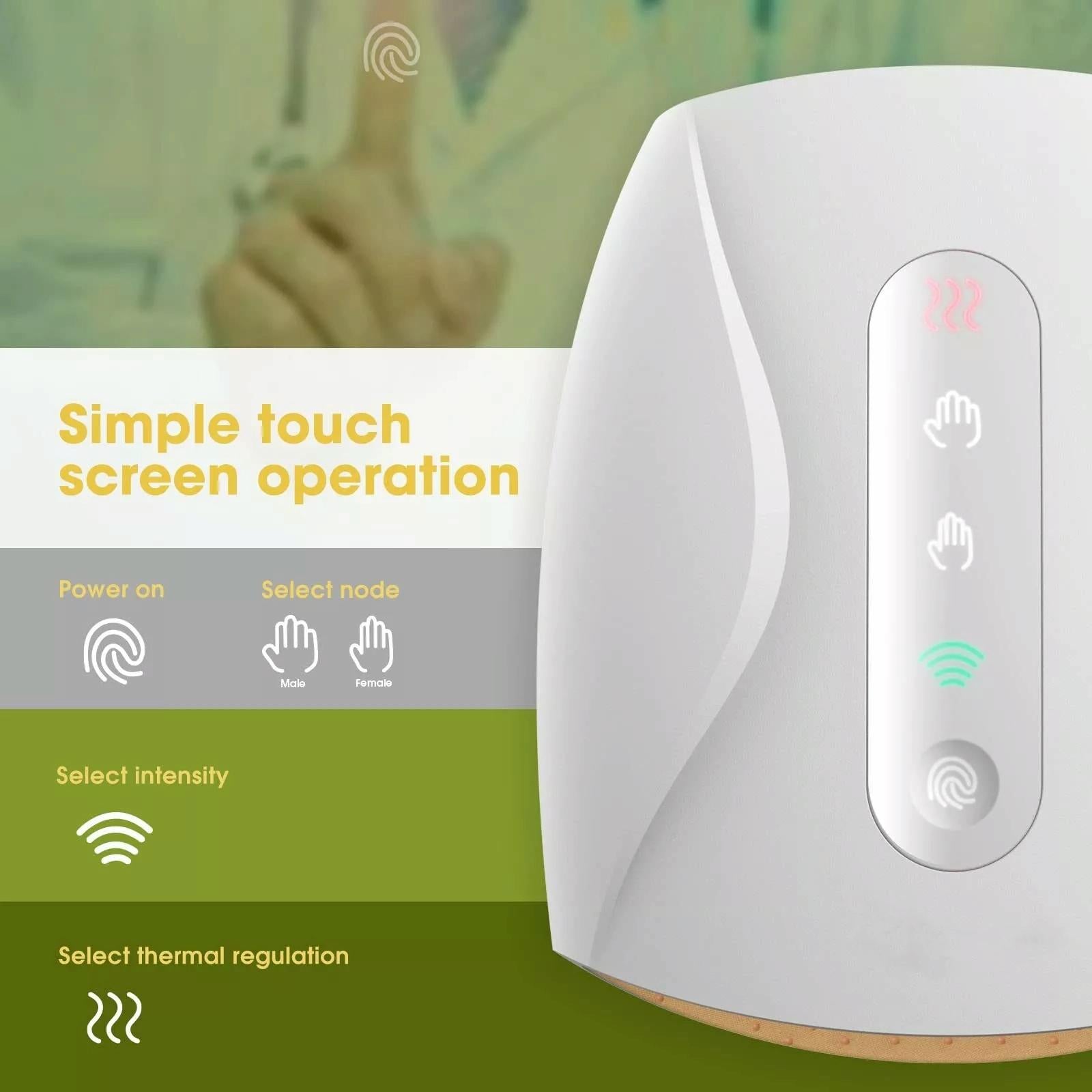 Hand Massager With Heat 3 Intensity Levels Convex Point Massage