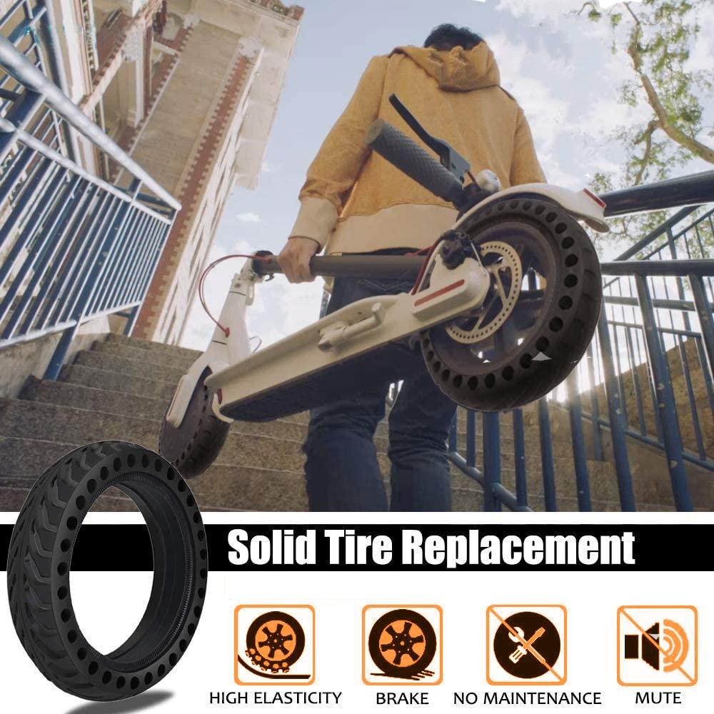8.5 Electric Scooter Tire for Xiaomi Mijia M365 / M365 Pro - Honeycomb Anti-explosive Rubber - Black
