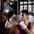 Adult Hanging Speed Ball For Boxing Fitness - Free Punching Bag - Drawstring Black