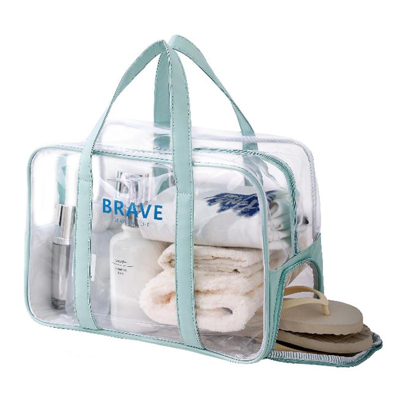 Waterproof Sports Tote For Toiletries & Makeup - Orange