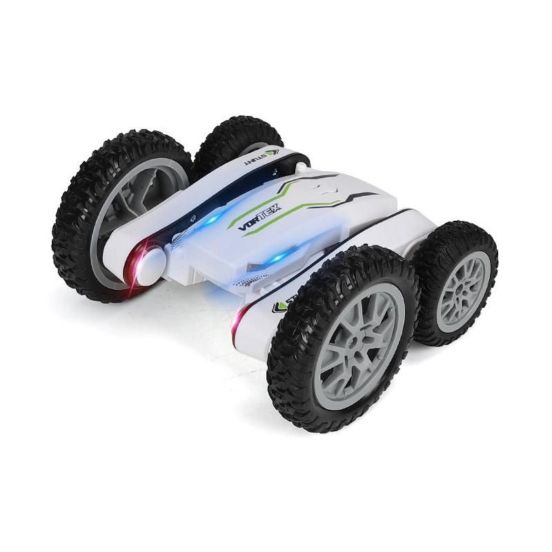 2.4g Rc Stunt Car - Double Deformation Twisting & Rotating - White