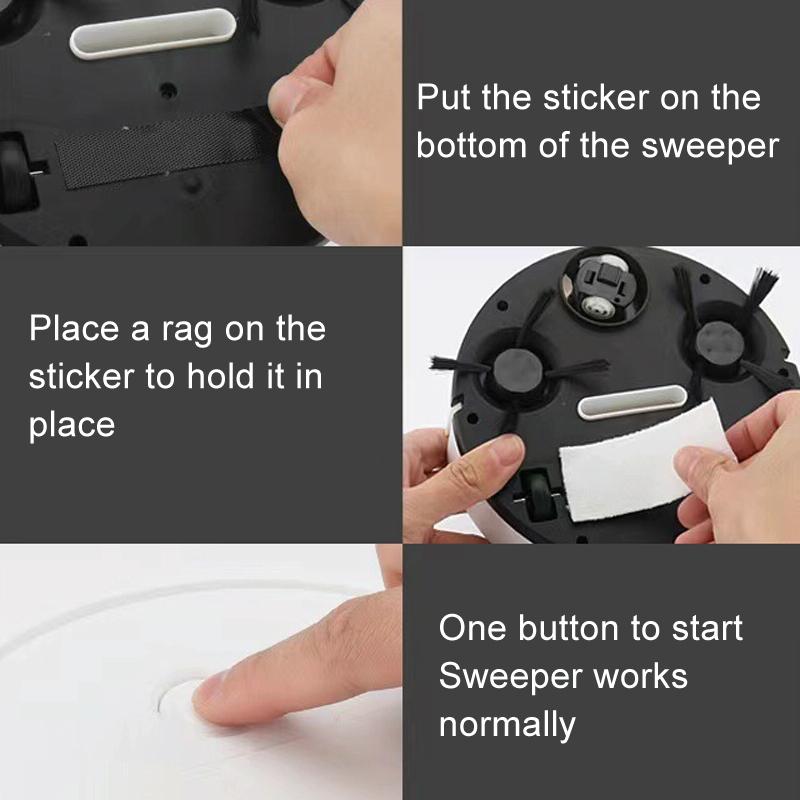 Smart Usb Charging Robot Vacuum for Family Cleaning - Yellow