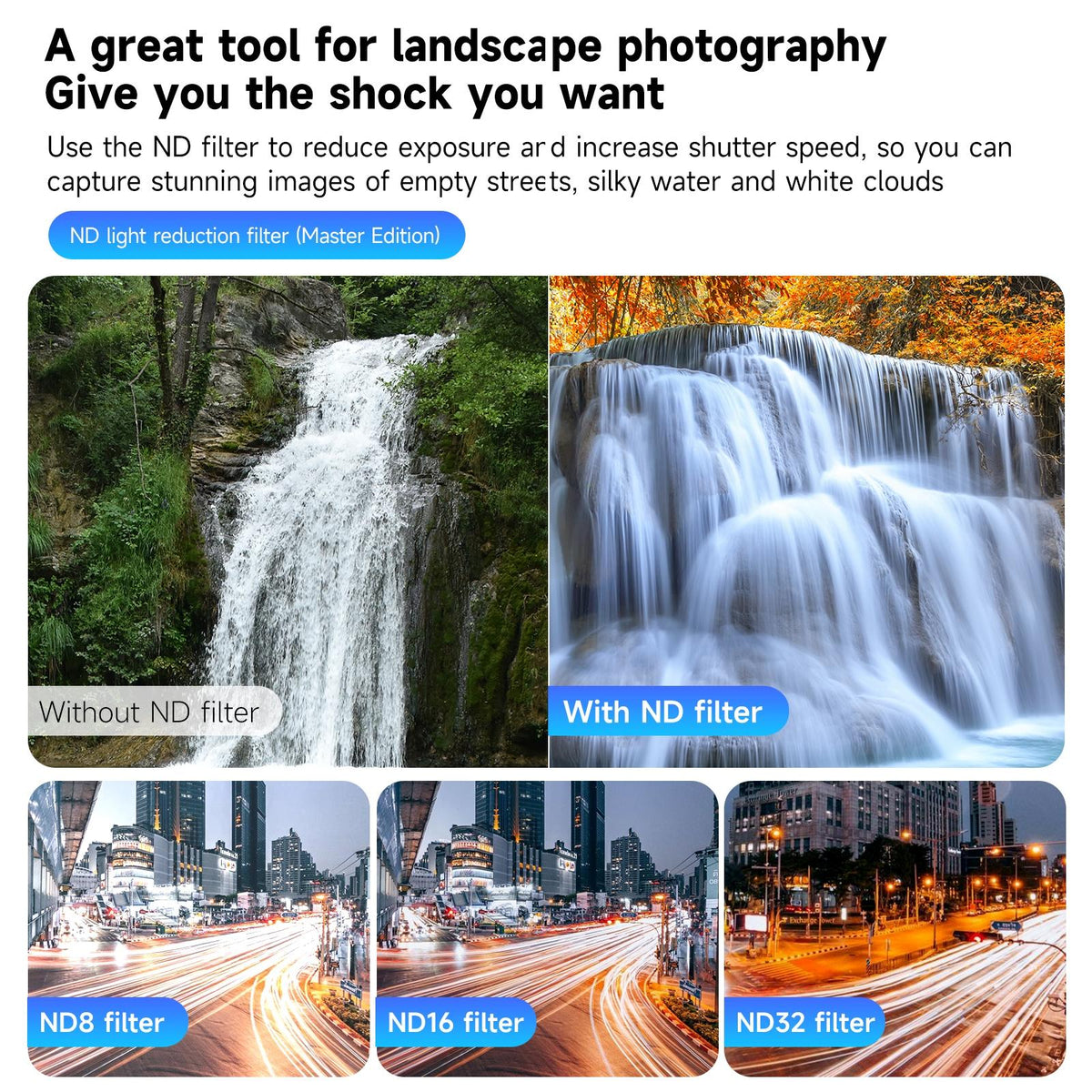 Aluminum Alloy Cpl Filter Set for Dji Action 3 / 4 Lens