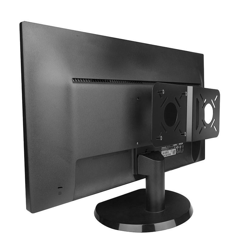 Universal Vesa Mount for Computer Monitor Router and Tablet - Black