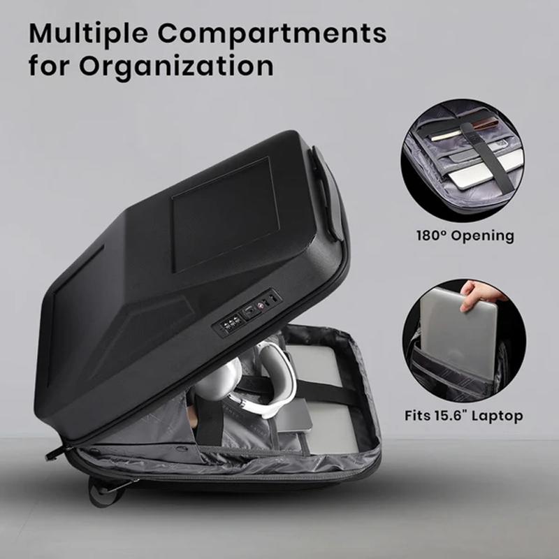 Expandable Business Backpack For Men Black